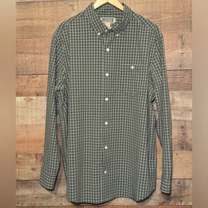 Duluth Trading Co. Performance Long Sleeve Plaid Button Down Men’s Shirt size XL